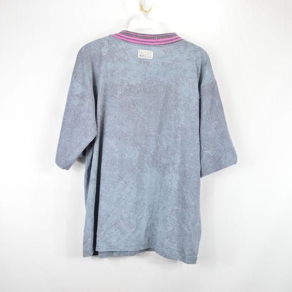 80s Black Hills South Dakota Acid Wash Shirt Gray - Picture 6 of 8